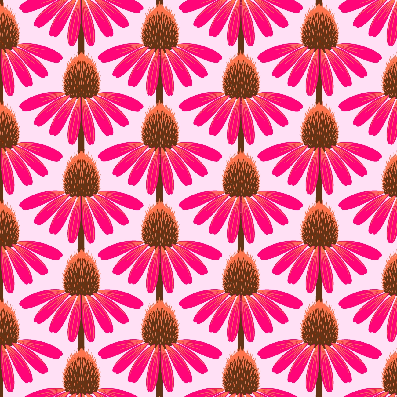Baumwolle Patchwork - Anna Maria Horner - Love Always - MARASCHINO Echinacea